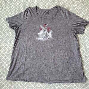 Catherines Bunny Love Tee 0X